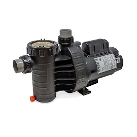 What is the flow delivered in GPM by the different motor size?